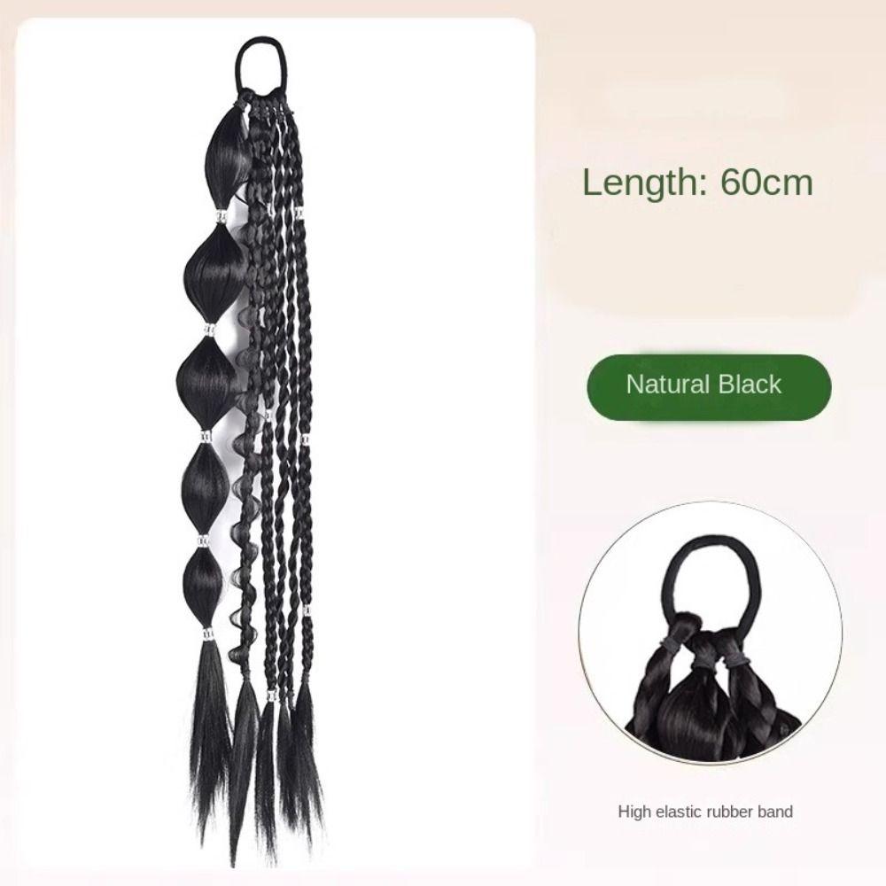 Lantern Braid Box Braid Twist Hair New Chinese Style Ponytail Extension  for Women