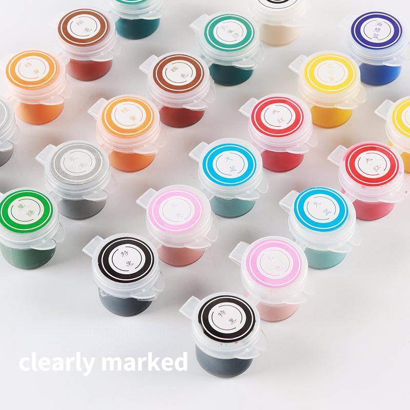 Six-color Conjoined Condensed Underglaze Color Medium Temperature Electric Kiln Pottery Glaze Pottery Bar Special for School