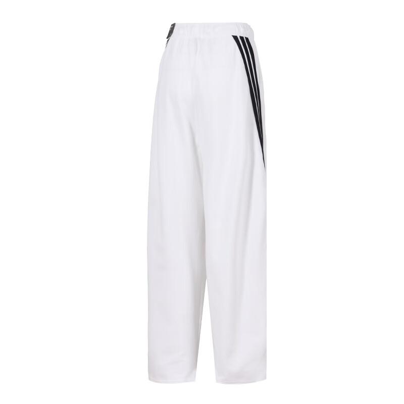 Adidas Training Running Breathable Casual Fashion Striped Knitted Sports Pants Women Bottoms KF4935