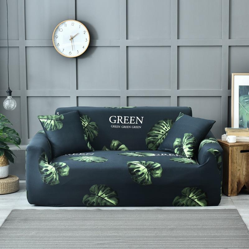 Stretch All-Inclusive Sofa Cover Printed Knitted Sofa Cover Dirt-Proof Cover