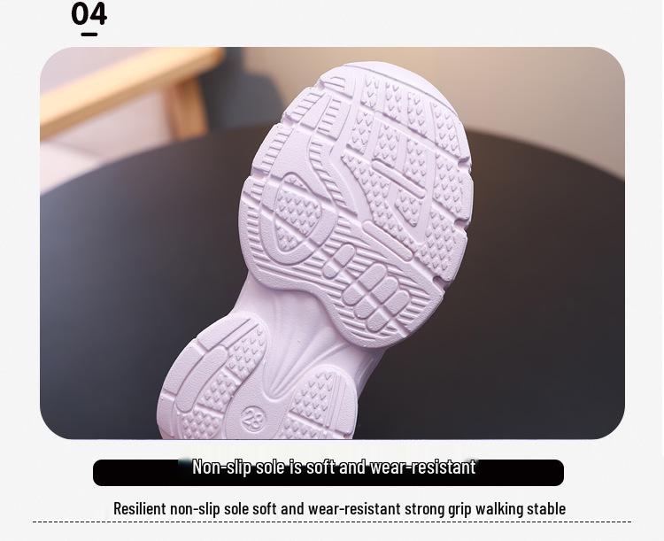 2026 Girls' Double Mesh Sports Shoes: Stylish & Cute Casual Sneakers for Spring/Autumn