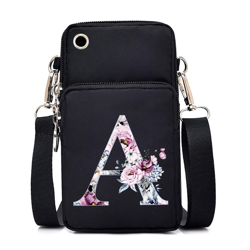 Printed casual portable messenger bag new shoulder bag multi-function fashion mobile phone bag