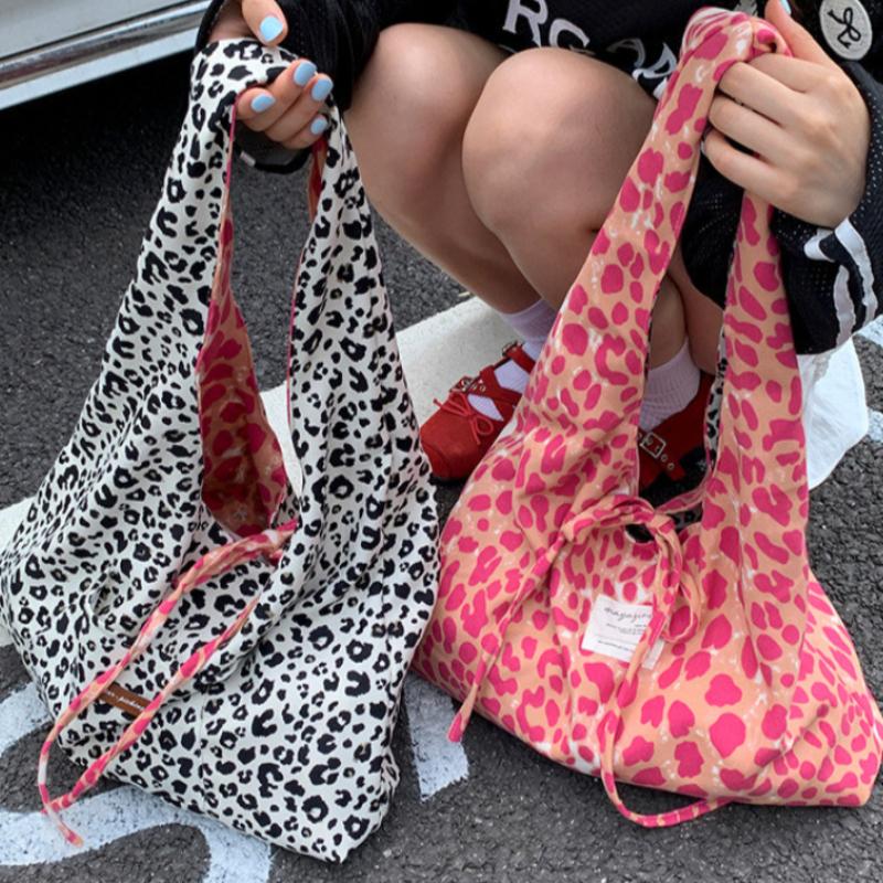 Casual Simple Polka Dots Handbag, Korean Double-Sided Shoulder Bag, Fashiable Large Capacity Commuting Bag Tote Bag