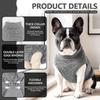 High Neck Dog Winter Turtleneck Sweater Stretchy Pet Home Apparel Dog Sleeveless Outfit  Daily Play