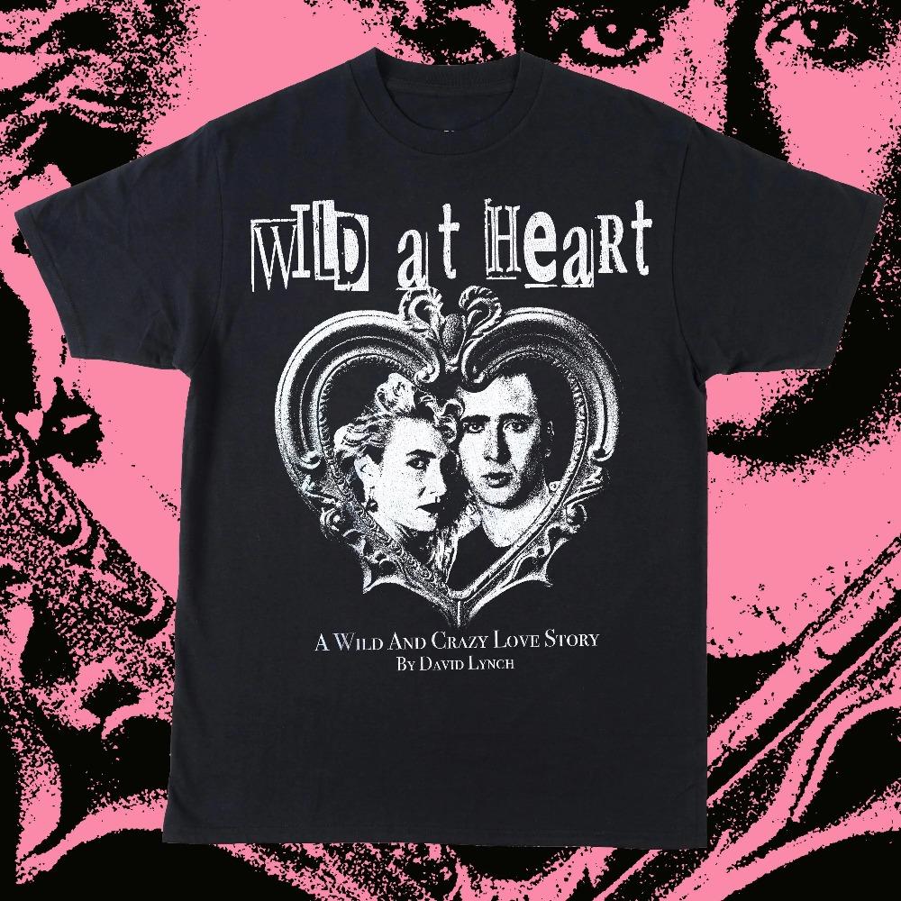 Wild At Heart Love Photo Frame Printed Tshirt Womens Love Movie Top Loose Short Sleeve Unisex Tshirt S