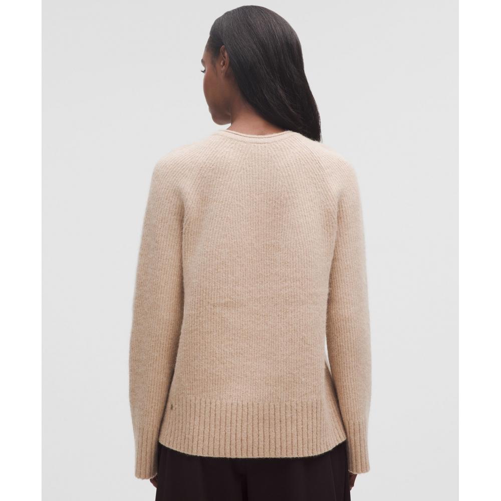 Lululemon Alpaca Blend Crewneck Sweater Crepe