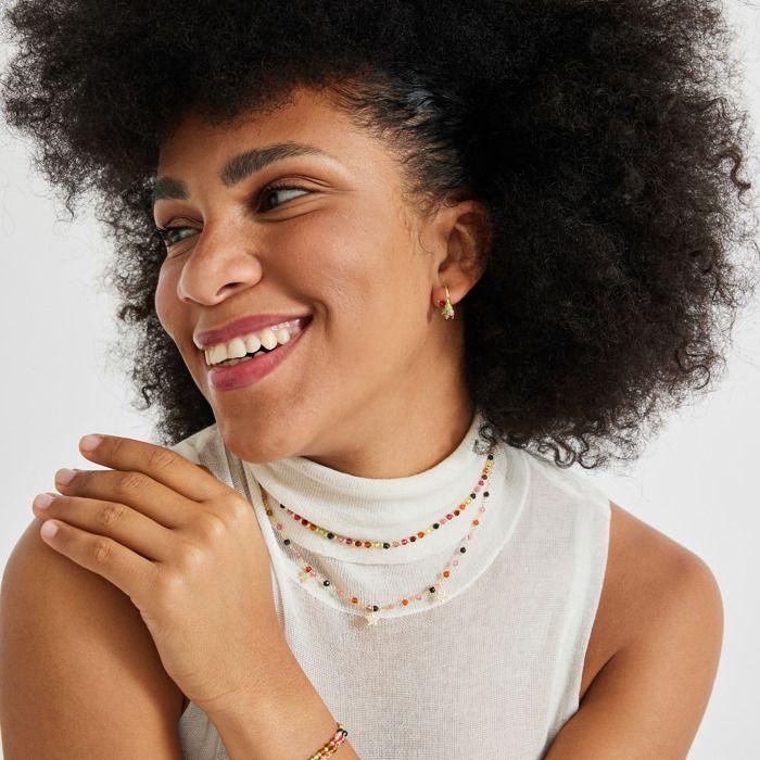 Bracelet - Ryfos - Multicolore - Or jaune 18K - 16,5 cm + 3,5 cm d'extension - Femme