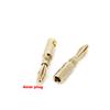 Hochwertige Audio Lautsprecher Schraube 4mm Banane Vergoldet Kupfer Stecker Verbinder Buchse Lautsprecher Verstärker Kabel Stecker Stapelbar