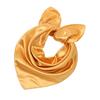 Women New Plain Satin Solid Color 60x60cm Square Scarf Girl Simulation Silk Performance Small Scarves Best Party Gift