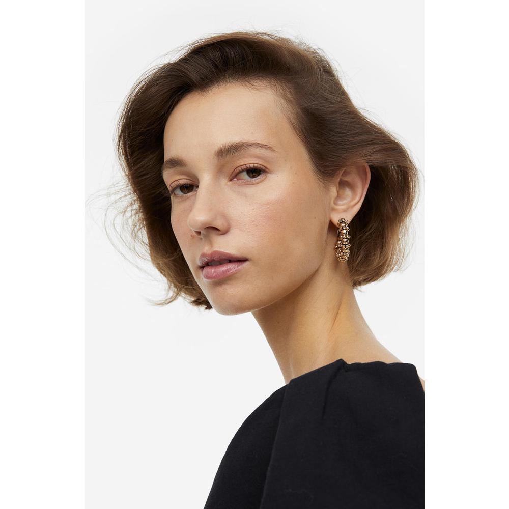 Ring Earrings Gold Color 1129948002