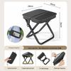 Portable Folding Stool for Outdoor Activities and Storage