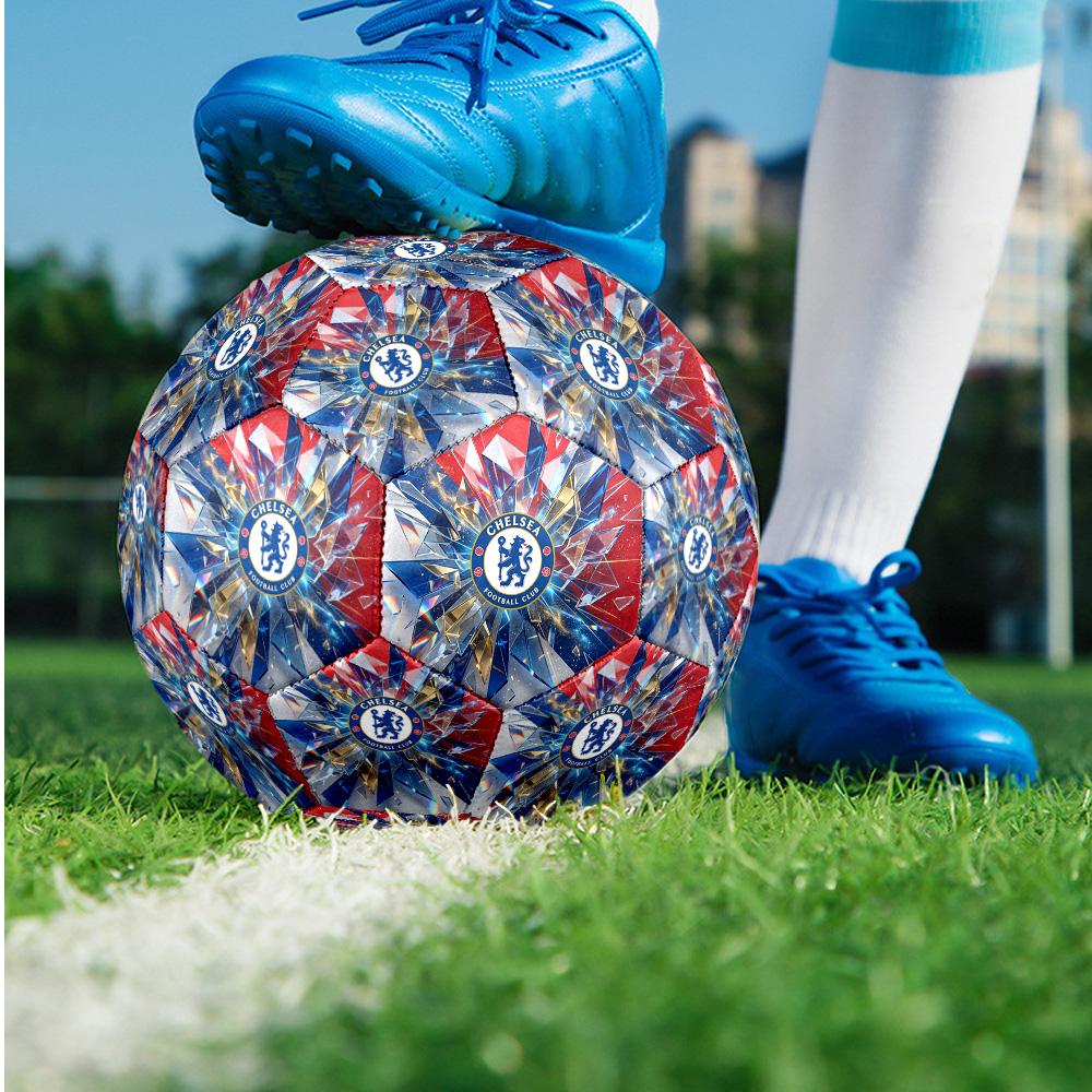 Balón de fútbol temático del Chelsea FC Talla 5 Balón de fútbol Tacto Suave Balón de fútbol Profesional para Entrenamiento para Deportes al Aire Libre