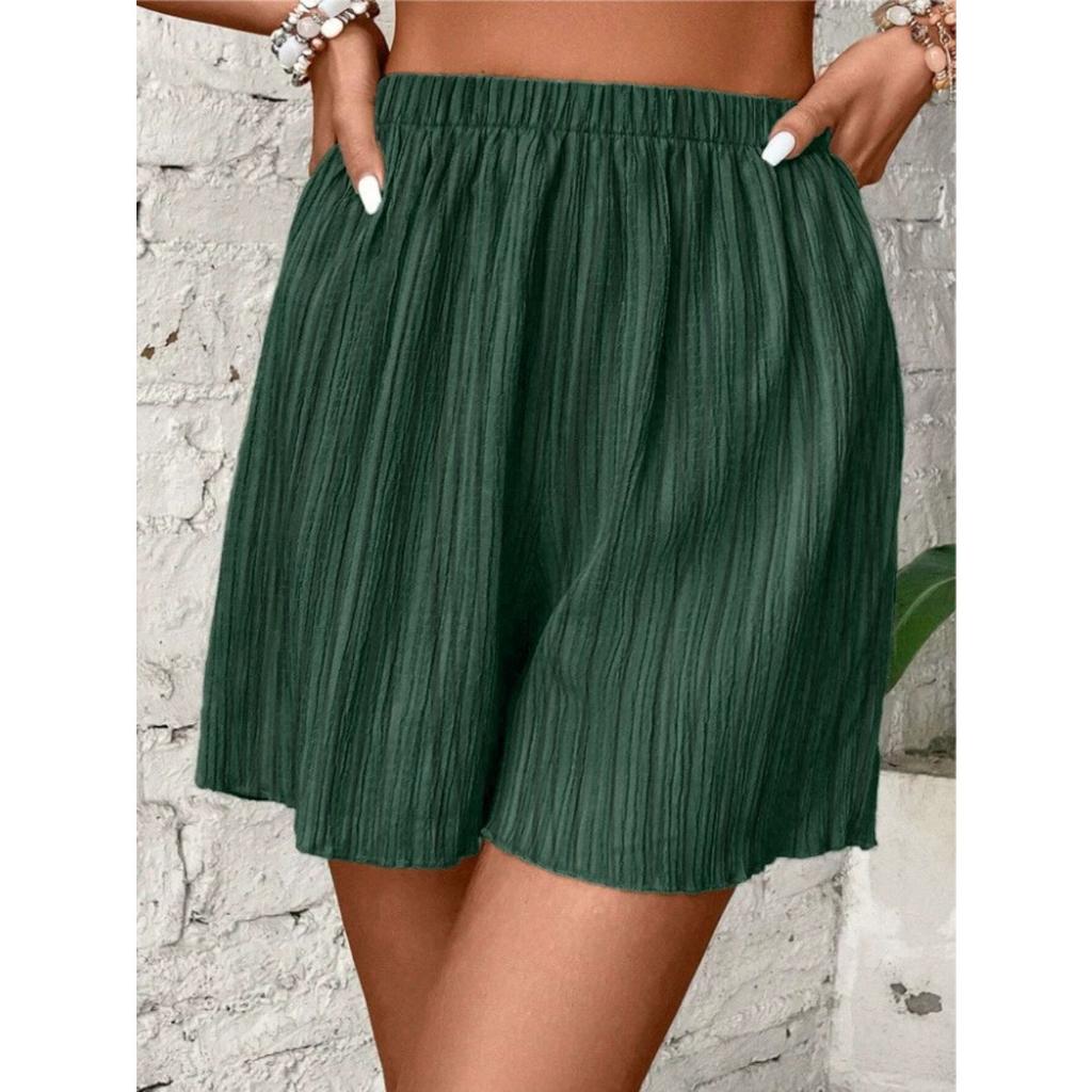 Dámské letní šortky s elastickým pasem - Prodyšné a pohodlné, Multifunkční na pláž, na piknik, pro volný čas, Elegantní vzhled, Měkká tkanina