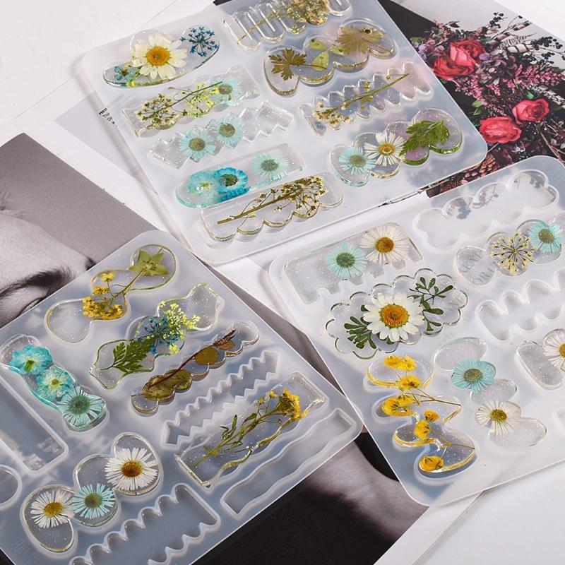  Small Claw Clips Molds Silicone Hairpin Mold Silicone Hair Claw Clips Resin Mold