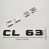 3D ABS Car Letters Sticker Logo CL 63 Badge Rear Trunk Emblem For Mercedes Benz AMG CL63 C215 C216 Tail Marking Accessories