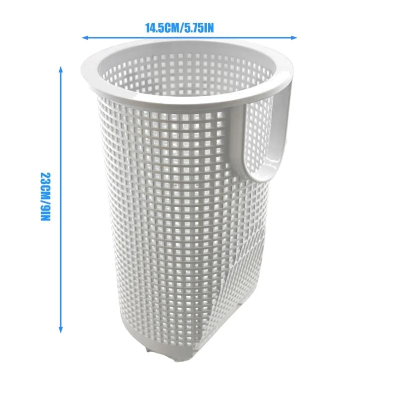 Pool Pump Basket Replacement Weatherproof Design Efficient Debris Collection Plastic Texture for Filtrations Systems