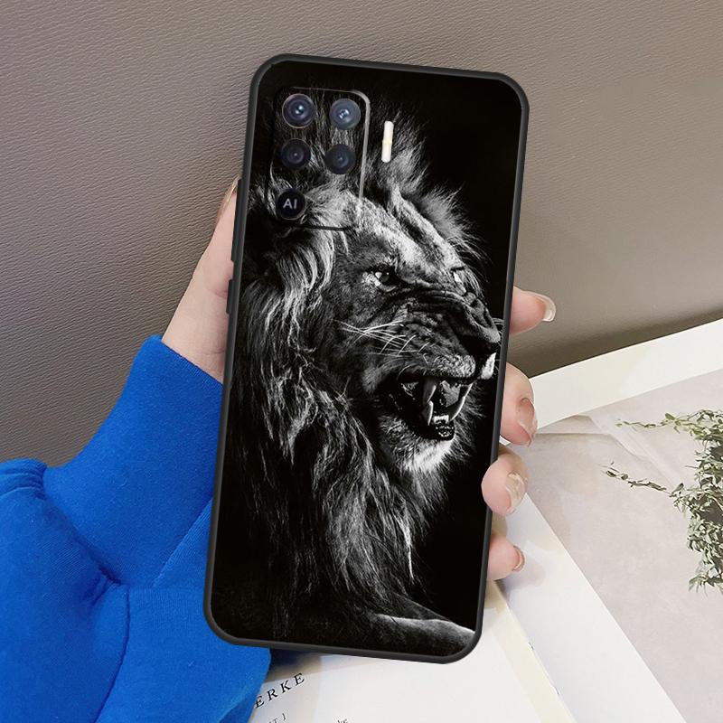 Lions Phone Case For OPPO A54 A74 A94 A53S A1K A15 A16 A3S A5S A83 A91 A93 A5 A9 A53 A31 A52 A72
