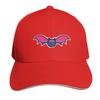 Bisexual Pride Bat Baseball Cap Black Visor New In The Hat Cute Womens Hats For The Sun Unisexs