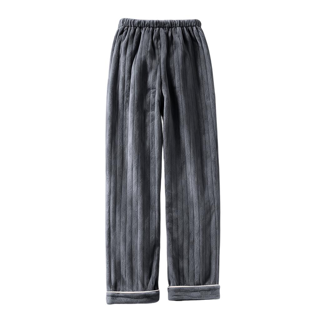 Damenmode Fleecegefütterte Verdickte Lange Pyjamahose