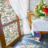 Sunshine Glass Sticker Colorful Rose Flower Vine Electrostatic Sticker Double-sided Printing Visual Window Sticker No Glue
