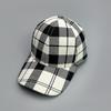 Classic Retro Plaid Striped Baseball Cap Men'S And Women'S Sunshade Casual Outdoor Fashion Cap
