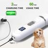 Pet Hair Clipper Grooming Kit 4-In-1 Electric Low Noise Nail Grinder USB Rechargeable Dog Cat Hair Trimmer Pet Grooming Supplies