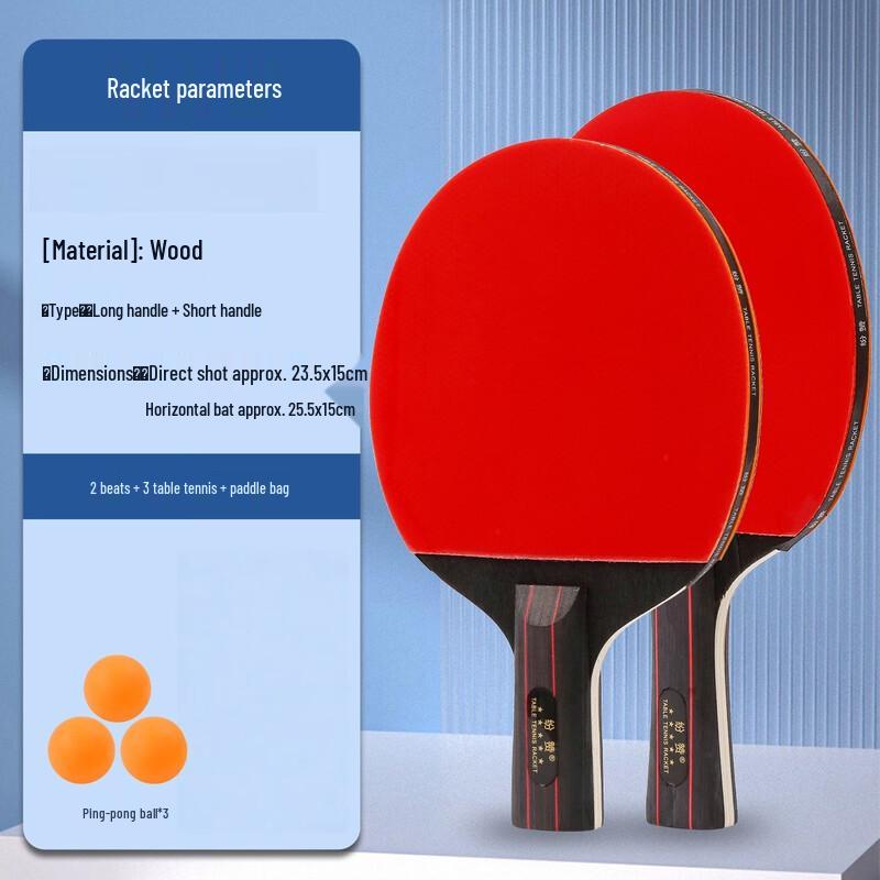 WEZHO 4-Star Table Tennis Racket Set
