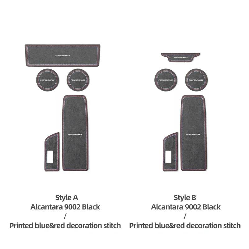 Betterhumz For BMW F30 F32 F34 F35 Car Cup Coaster Holder Anti-Slip Pad Storage Box Mat Center Console Interior Deco Accessories