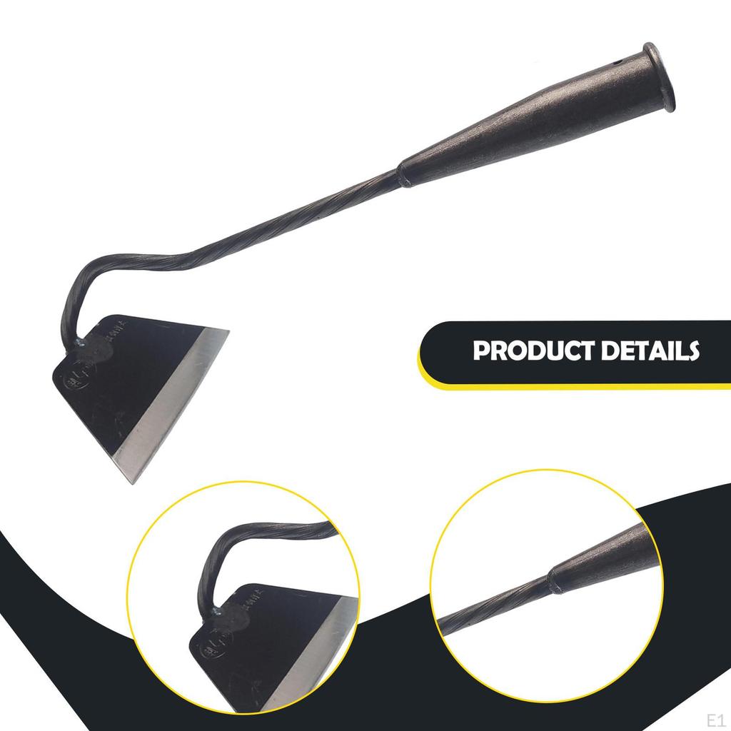 Agricultural Hoe, Manual Weed Removal Tool, Lightweight, Portable, Practical, Multifunctional, for