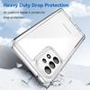 For Samsung Galaxy A53 5G Case TPU+Acrylic Transparent Phone Cover (Big Rear Lens Hole)