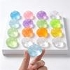 5Pcs Dumpling Squishy Set: Maltose Texture Slow Rebound Stress Ball with Steamer, Aesthetic Taba Squeeze Toy, Office Relief