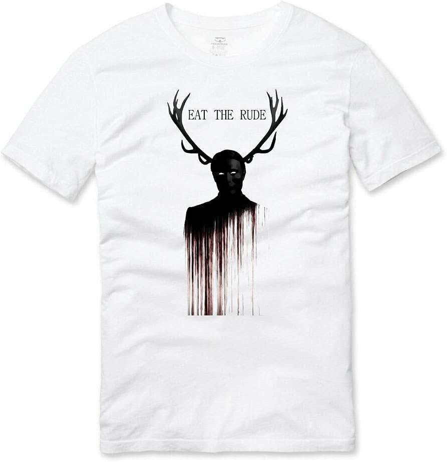 Eat The Rude Hannibal Lecter T Shirt White XS белый