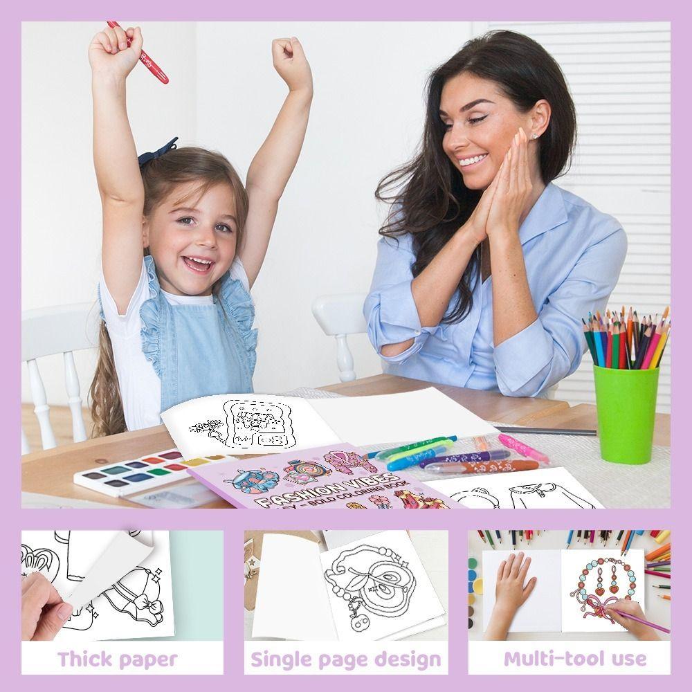 DIY Graffiti Painting Book Educational Montessori Drawing Toys Doodles Book Adults and Teens