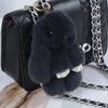 14cm Niedlicher Plüschhase Schlüsselanhänger Damen Pelz Bommel Engel Hase Schlüsselring Hase Pompom Plüschtiere Spielzeug Mädchen Tasche Autoschlüssel Anhänger