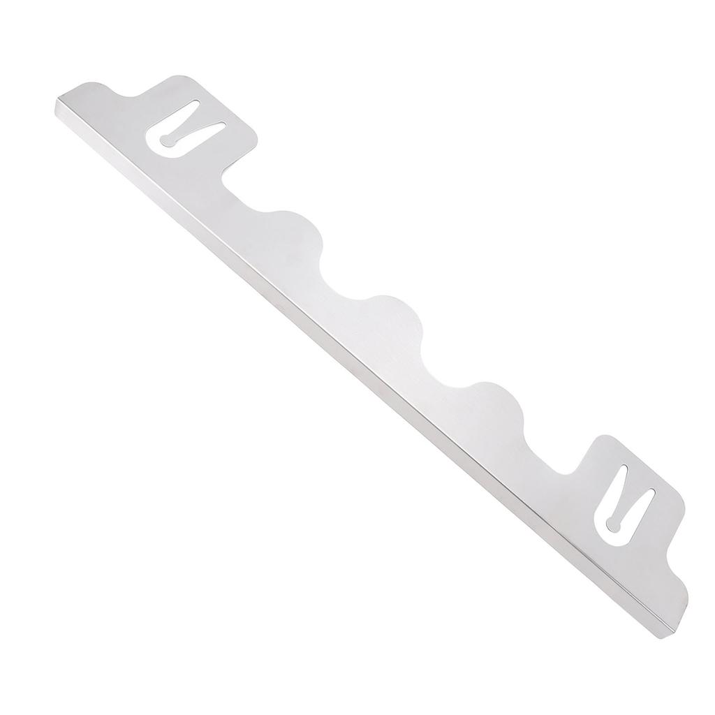 2 szt. Nakładka na szczelinę kuchenki Stal nierdzewna Łatwa do czyszczenia Wypełniacz szczeliny blatu Srebrny 59,5 cm