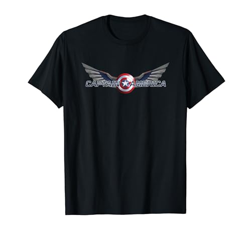 Marvel Falcon Winter Soldier Falcon Captain America Shield T-Shirt
