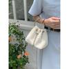 Korean Version of Ins Niche Tote Bag New Fashion Sweet Bucket Bag Chain Bag One-shoulder Crossbody Bag Trendy