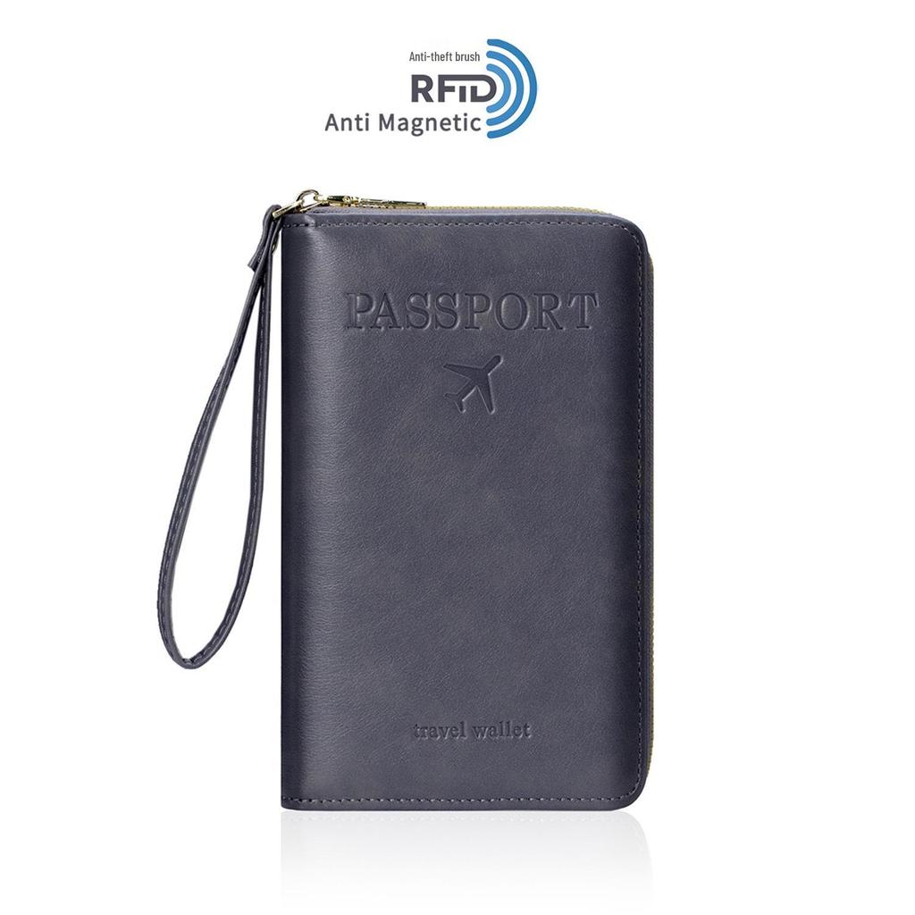 2025 RFID Zippered Travel Passport and Ticket Organizer Anti-theft Bag