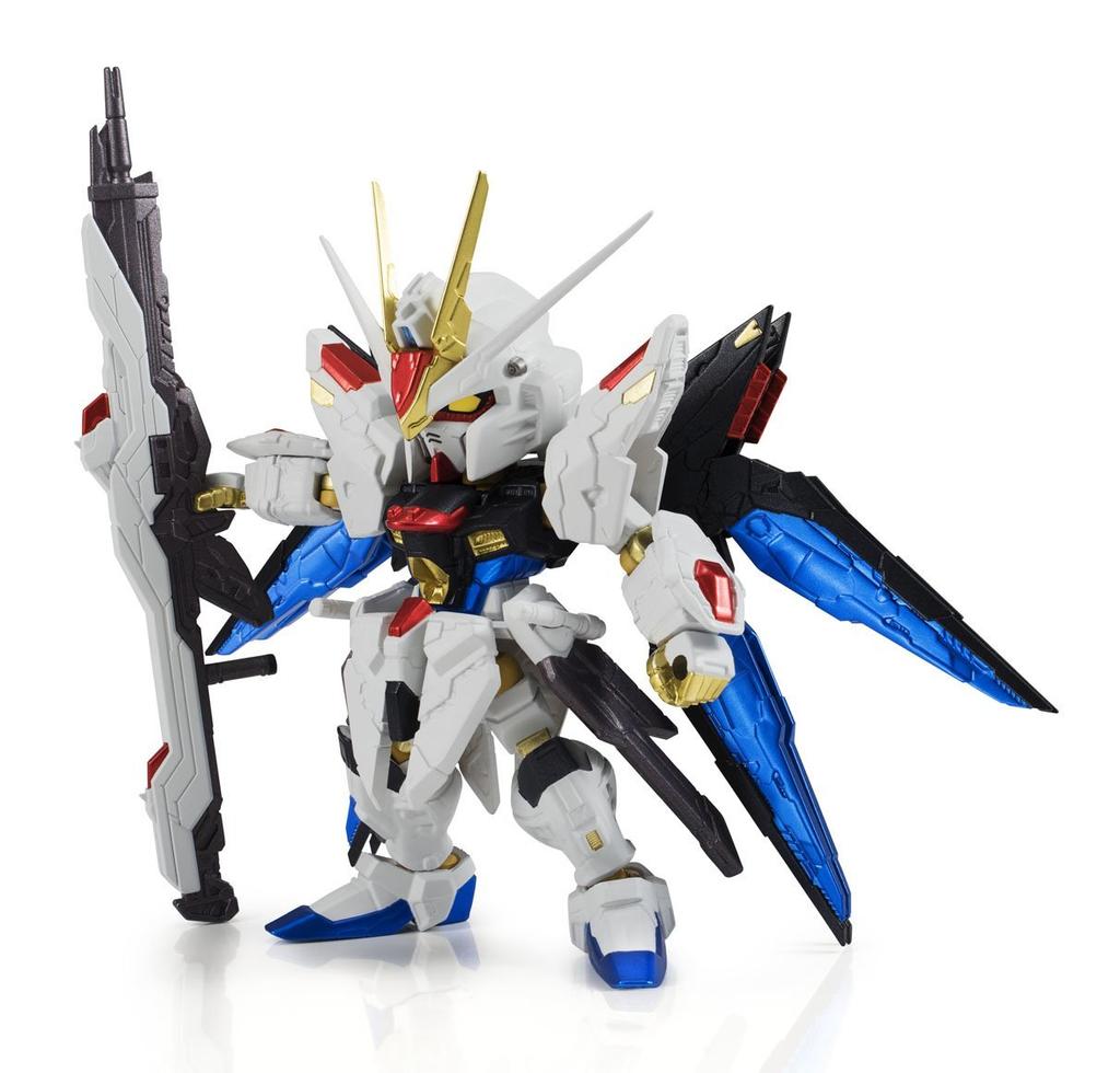 TAMASHII NATIONS Nex Edge Style Mobile Suit Gundam SEED DESTINY Strike Freedom Gundam 80mm Painted Movable Figure [MS UNIT] (RECOLOR Ver.) Approx.
