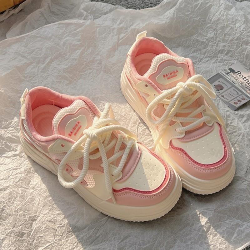 Fashion Women Casual Flats Autumn New Fashion Breathable Platform Sneakers Comfortable Height Increase Outdoor Non Slip Vulcanized Shoes