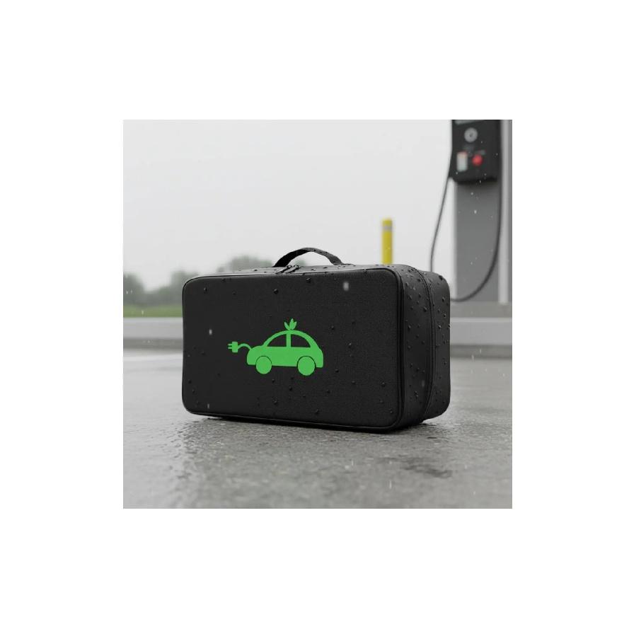 Electric Charging Cord Bag Retardant Electric Vehicle Charger Case Car Charger Cord Storage Bag Fire Resistant for Travel
