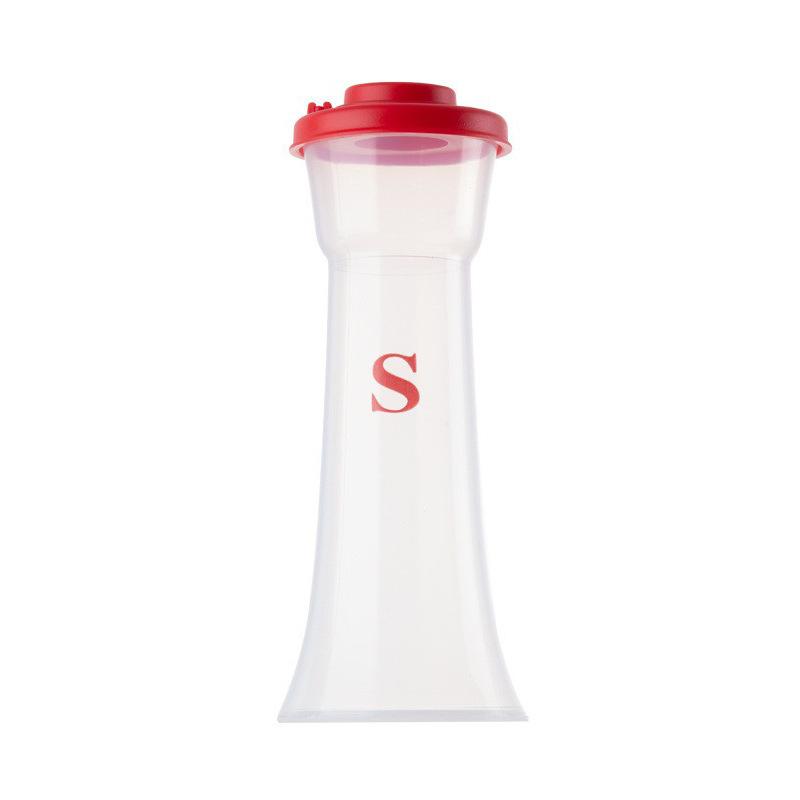 Jar of sugar, salt, spices and pepper, household 2-piece set of sprinkler bottles, plastic barbecue seasoning bottles