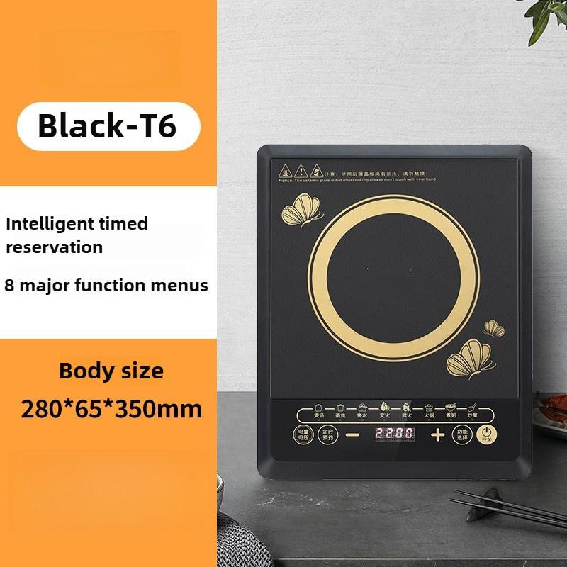 Touch Screen Energy-saving Microcrystalline Induction Cooker Kitchen Cooking Cookware Household High-power Induction Cooker