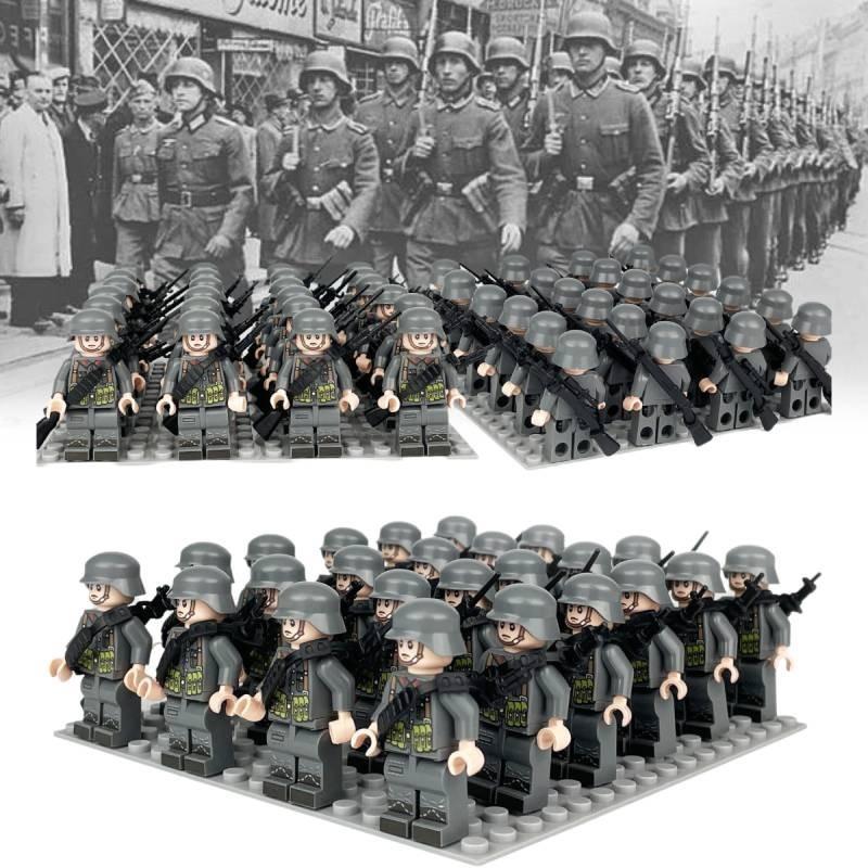 Small Particle Soldier Building Blocks Durable Abs Plastic Construction