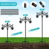 Outdoor Iron Art Metal Shepherd Hook for Garden and Wedding Decoration