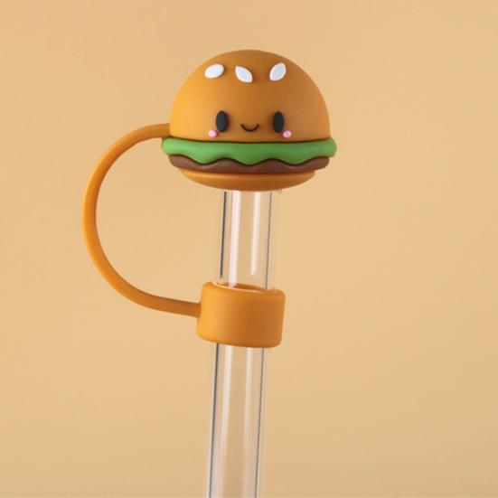 Cute Straw Covers Cap Leak-proof Straw Cap 10mm Diameter Drinking Straw Cover Dust-Proof Straw Lid for 30oz 40oz Tumblers And Outdoor Travel