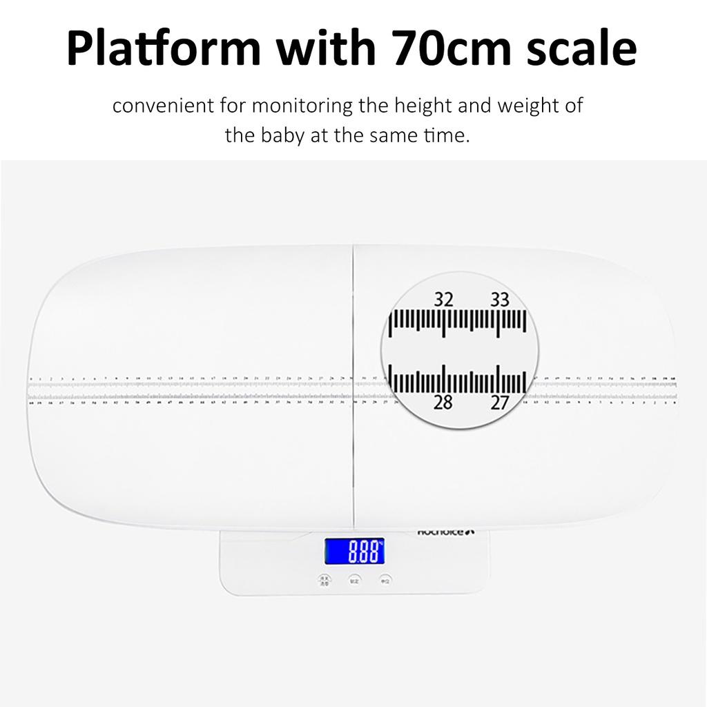 USB-Aufladung LCD-Anzeige Waage Kleinkind Säugling Haustier Babywaage Gewichtswaage Kinder Erwachsene Körperwiegen Genau Messwerkzeuge 100kg