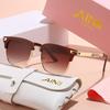 European and American Men's and Women's Fashionable Retro Sunglasses with Multiple Colors, Versatile for Summer Sun Shading and