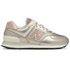 New Balance Nb 574 Retro Comfortable Fabric Synthetic Leather Low Top Marathon Running Shoes Women Sneaker Rose-Gold WL574PM2
