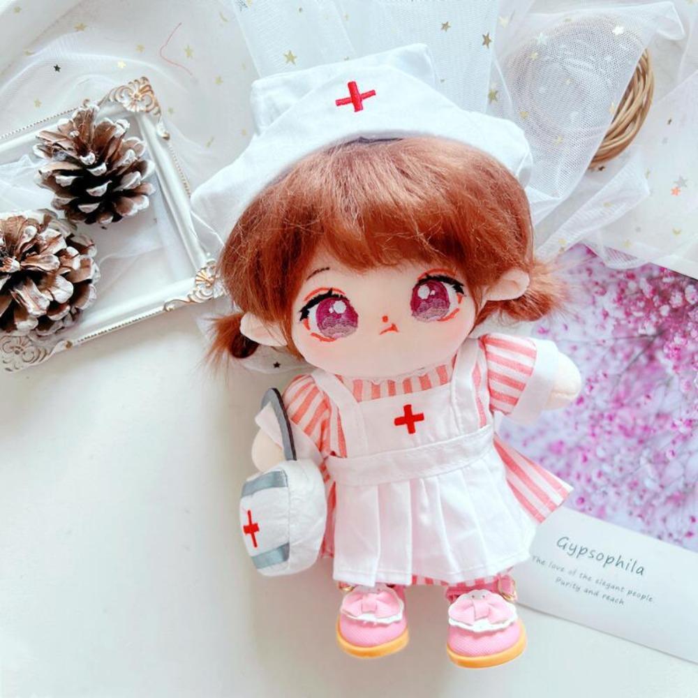 Princess Shoes Stuffed Doll Plush Suit Nurse Dress Set Plush Toys Clothes  Doll Accessories